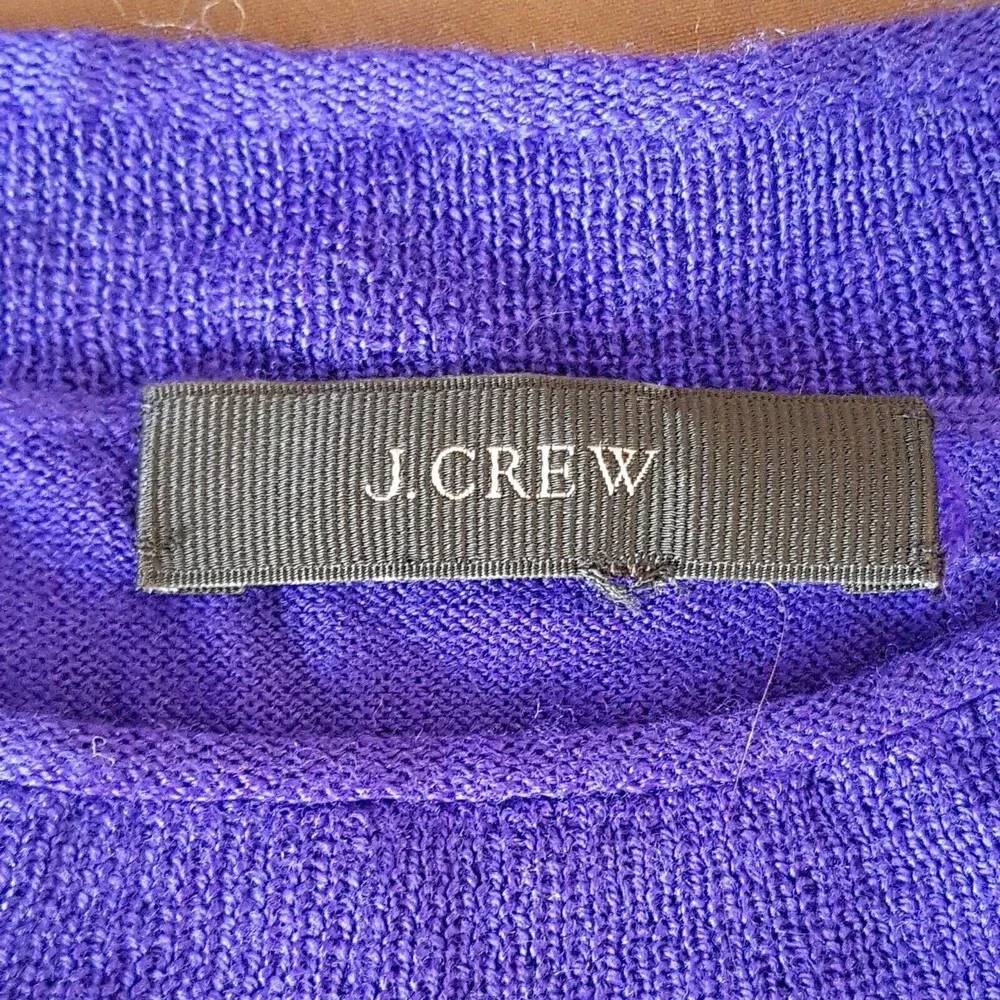 J. Crew Womens Sweater Embroidered Size Small Long Sleeve Grandmacore Preppy